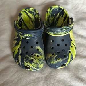 Green & Blue Crocs